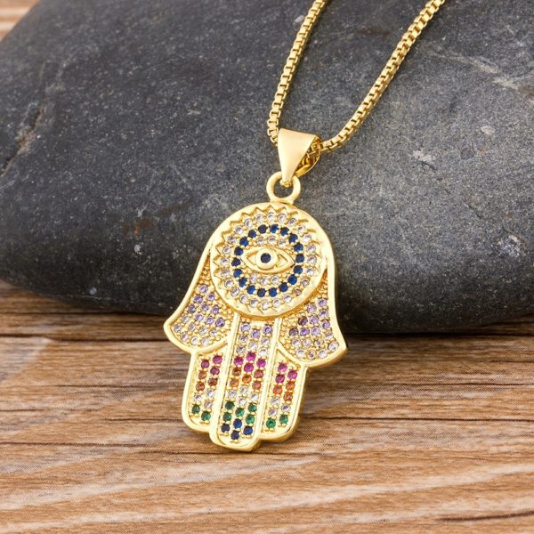 Collar Hamsa Mal De Ojo